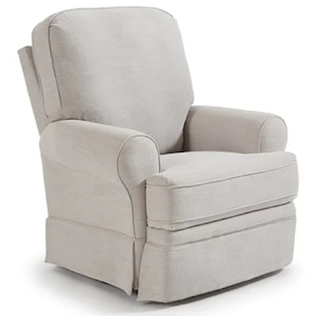 Skirted Swivel Glider Recliner